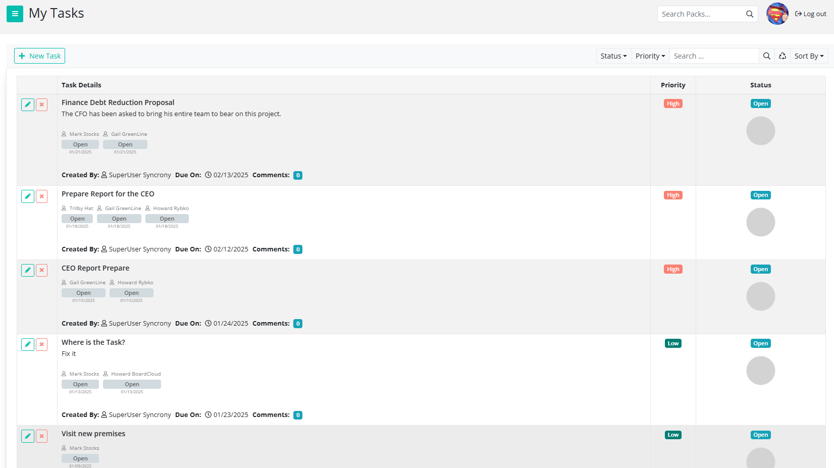 BoardCloud Task Dashboard